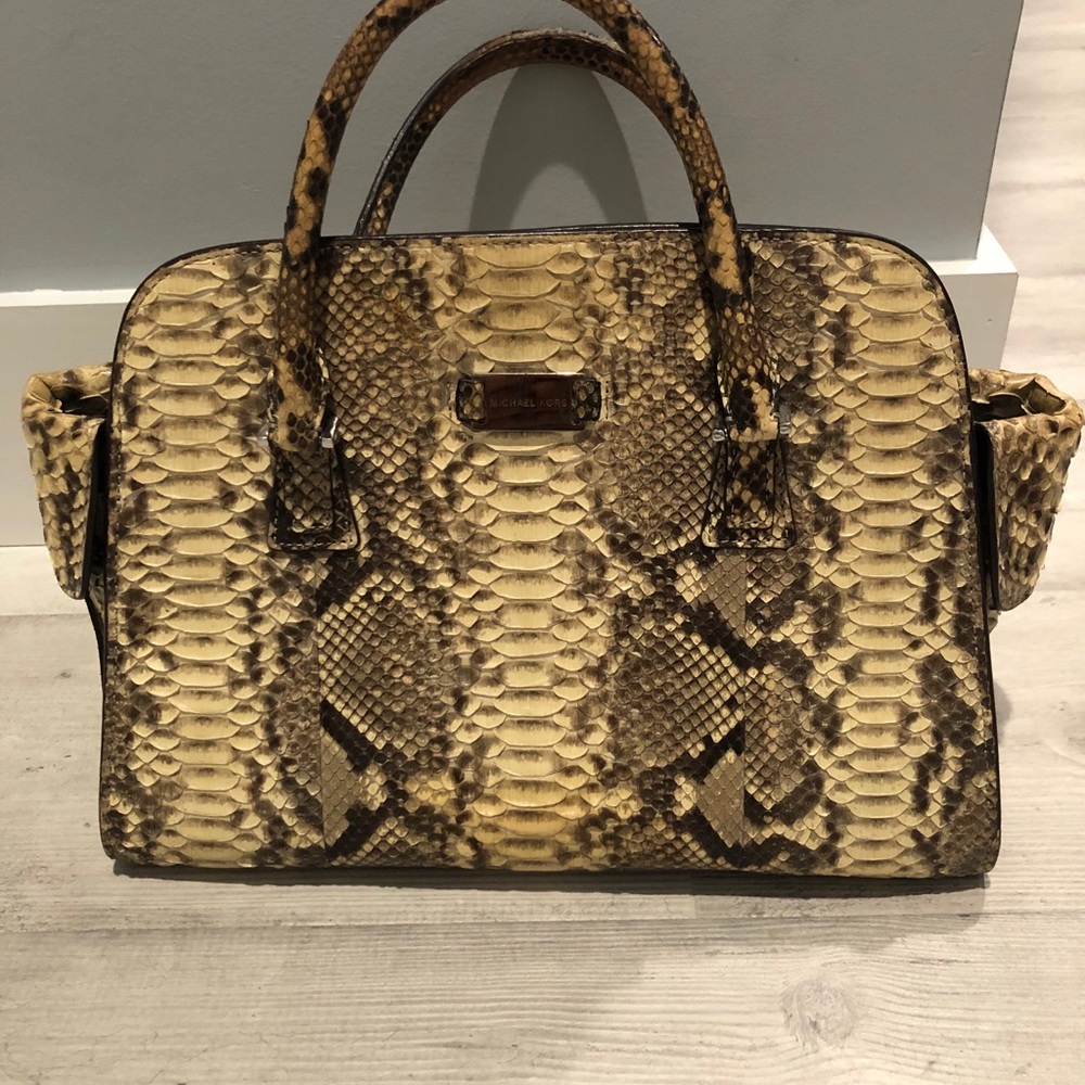 Gia Python Satchel - image 2